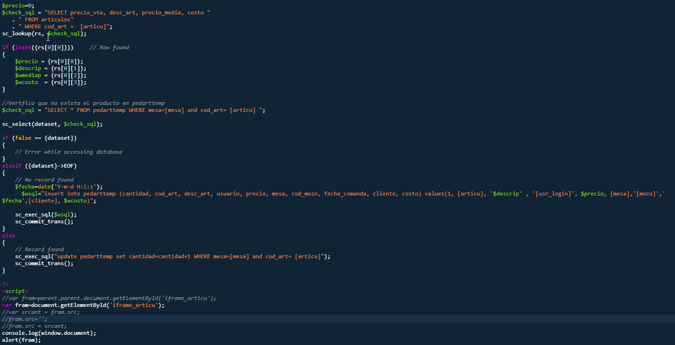 Reload iframe from another General Scriptcase