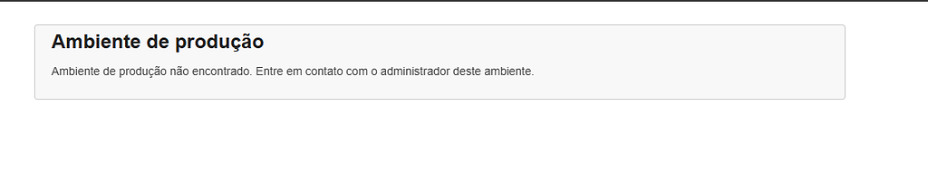 Missing environment error - PROD environment - Scriptcase Low-code