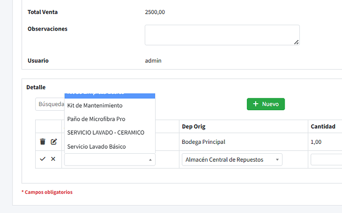 Select2 busqueda activado