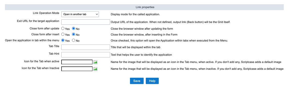 A bug in form button link / new tab - Bugs - Scriptcase Low-code