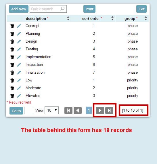 how exit no activity in scriptcase