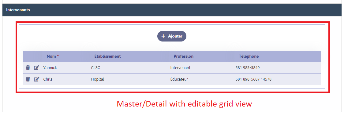 scriptcase view record on grid